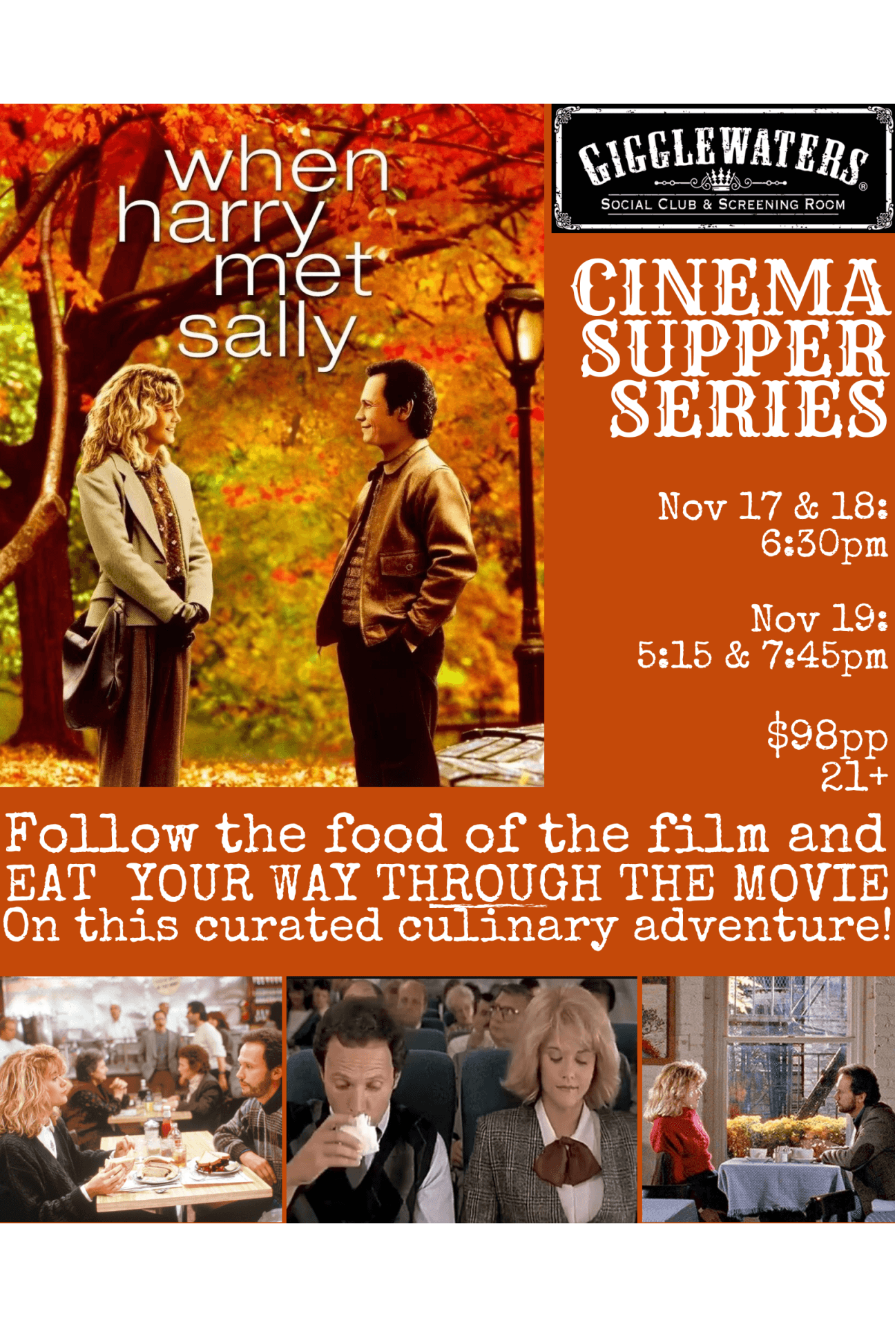 When Harry Met Sally – Cinema Supper Series